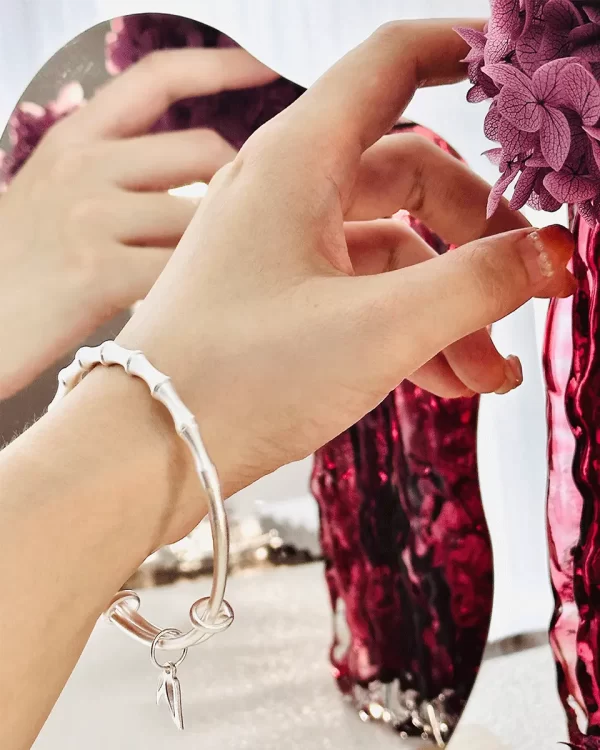 Sterling Silver bamboo bracelet