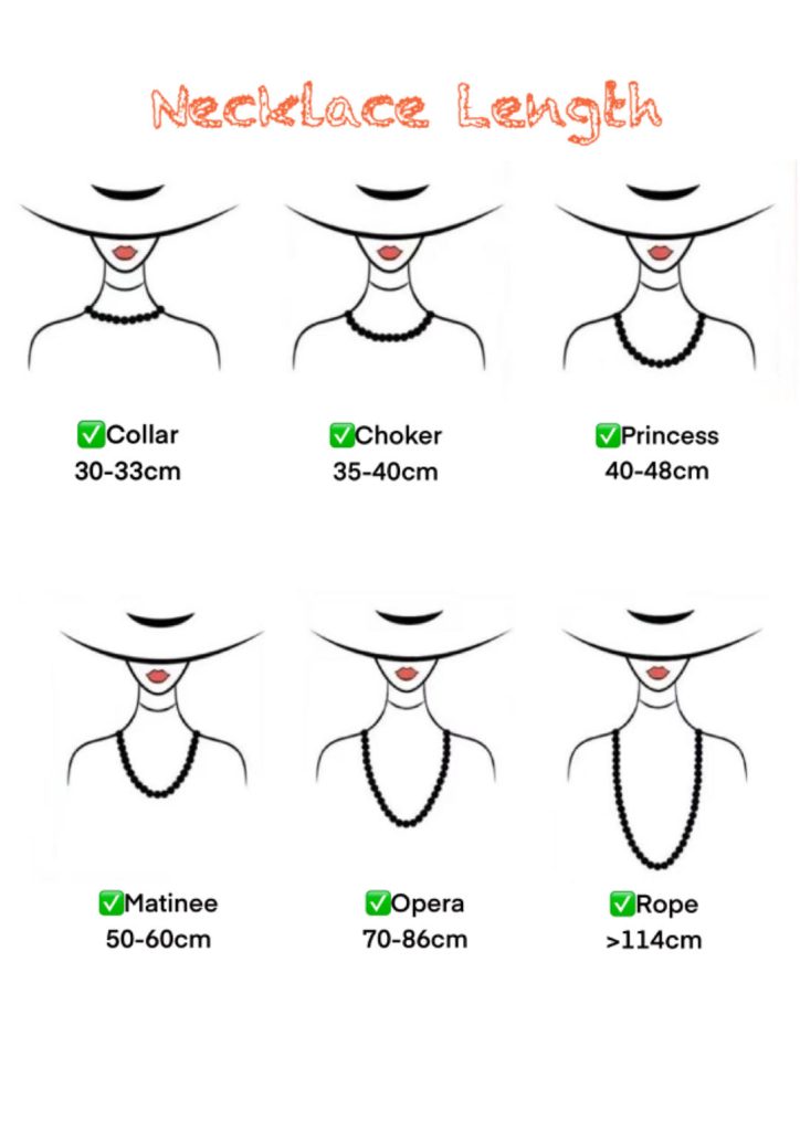 Necklace size guide