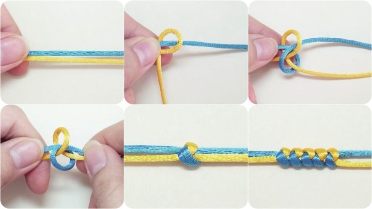 Snake Knot Braiding Diagram