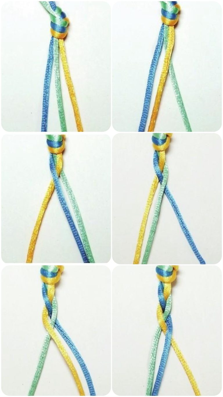 Three Strand Braid Diagrams