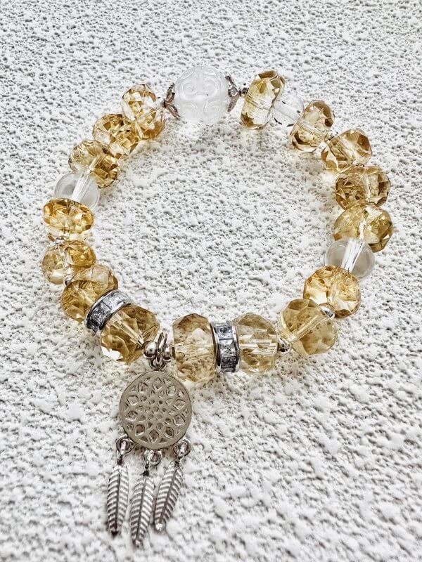 Crystal Citrine Design Bracelet Craft