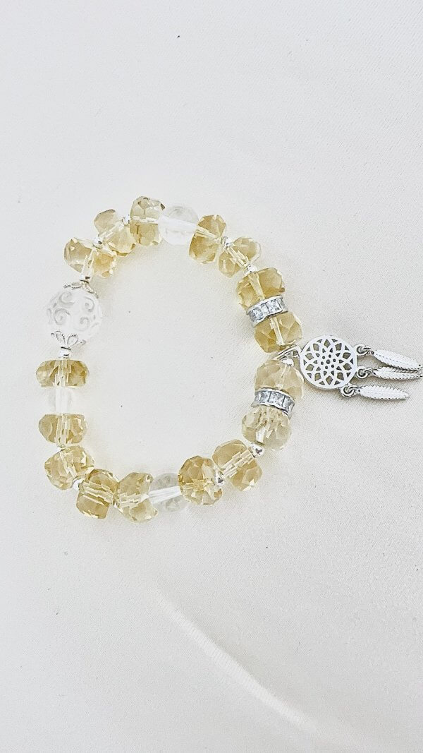 Crystal Citrine Design Bracelet Diy