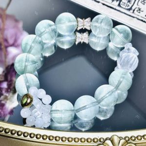 green fluorite bracelet craft