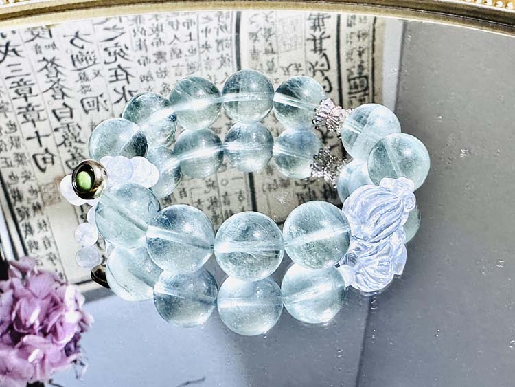 green fluorite bracelet craft