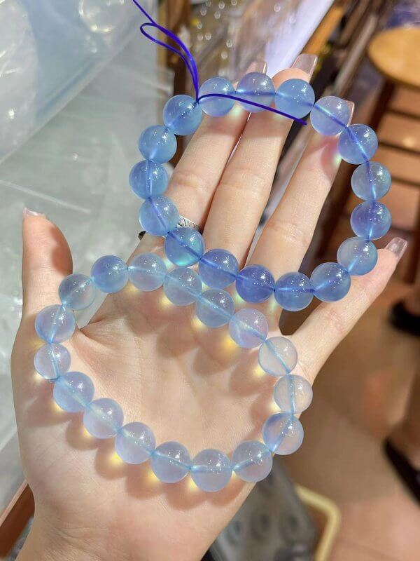 Light Colored Aquamatine Bracelet