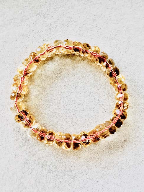 simple citrine beads